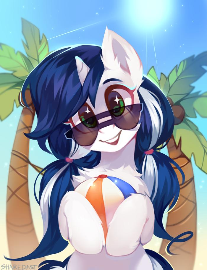 Here comes the summer - My little pony, Original character, Art, Share Dast