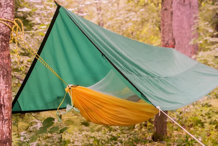 Hammock instead of a tent: checked! - My, Hammock, Tourism, Camping equipment, Longpost