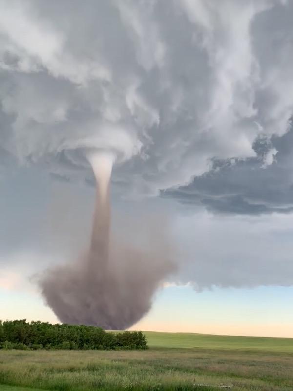 My aunt took a picture of a tornado at the farm yesterday - South Dakota, Tornado, The photo, Reddit