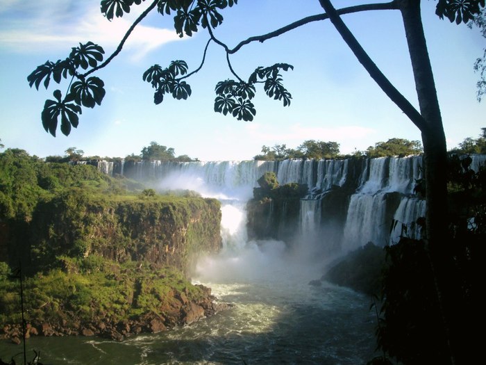 Iguazu Falls on the border of Brazil and Argentina - My, Brazil, Argentina, Latin America, Travels, Waterfall, Longpost