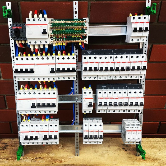 Немного красоты и аккуратности. - Электрик, Электрика, Релейная защита, Узо, Автоматический выключатель, Технопрон, Длиннопост