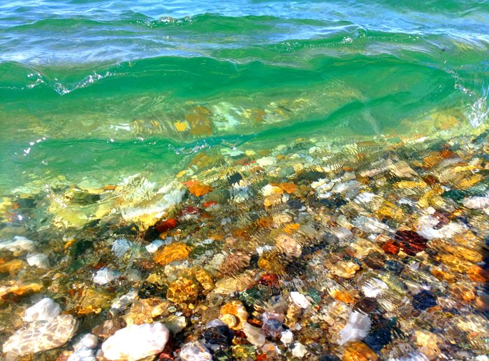 Waves and stones - My, Black Sea, Screensaver, Longpost