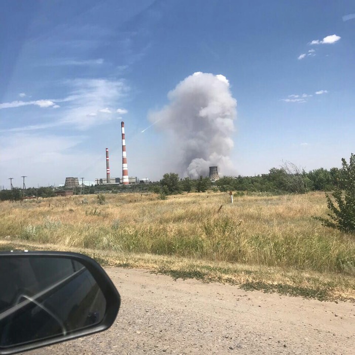 Explosion at thermal power plant Volgodonsk - Volgodonsk, CHP