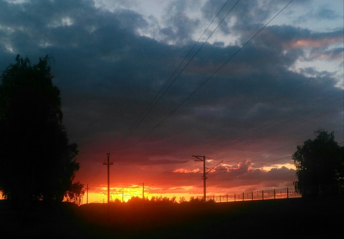 Sunset - The photo, Sky, Sunset, Brightness