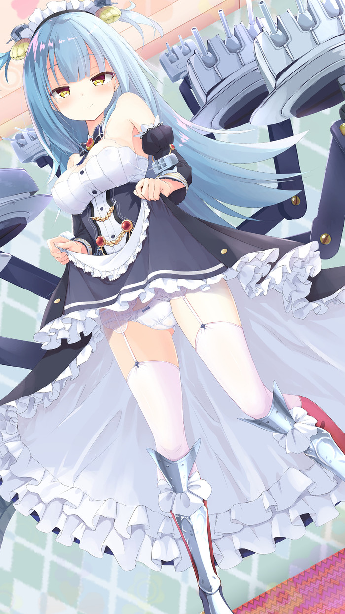 Neptune - NSFW, Azur Lane, Neptune, Anime Art, Аниме, Панцу, Арт