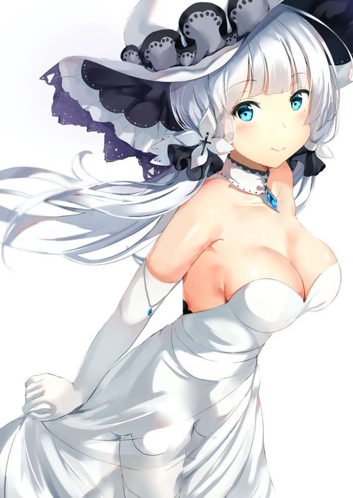 Anime Art - Аниме, Anime Art, Azur Lane, Illustrious, Грудь, Illustrious (Azur Lane)