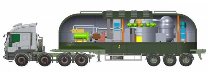 Projects of nuclear reactors on a car chassis are presented - Russia, Forum, , Peaceful atom, Rosatom, nuclear power station, Nuclear reactor, Military-Technical Forum Army