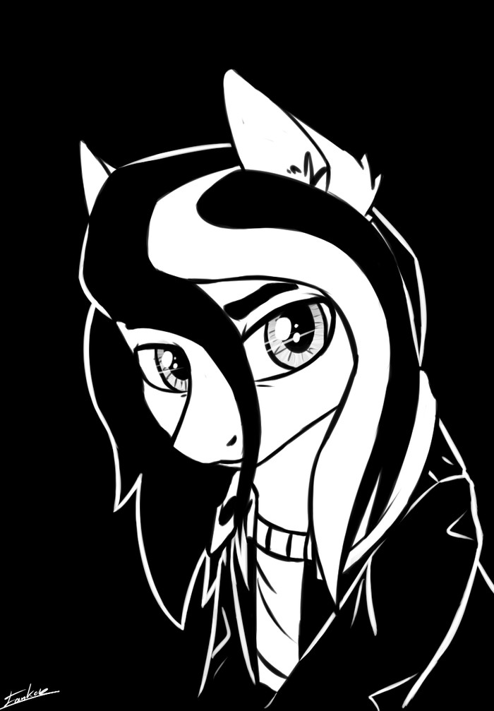    Rarity, Original Character, Black Metal, , My Little Pony, Dipfanken