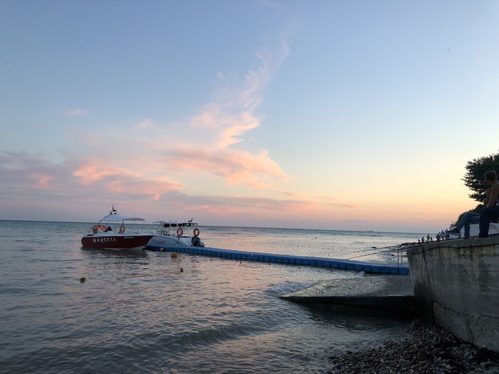 Вечернее море - Моё, Море, Отдых, Дивноморское