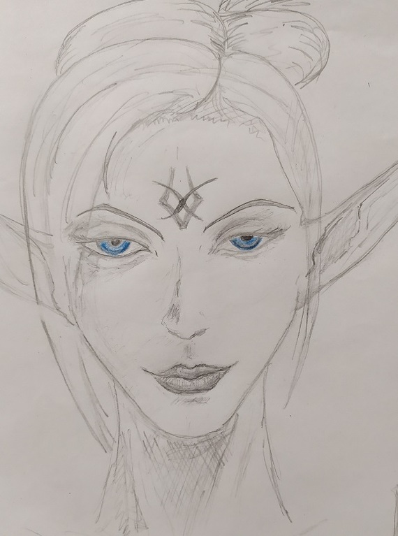 dark elf - My, Art, Lineage 2