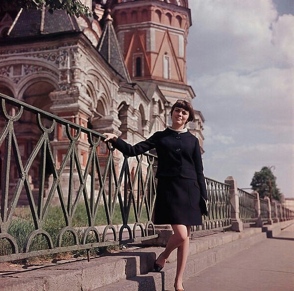 Mireille Mathieu in Moscow. 1967 - the USSR, Stage, France, Longpost