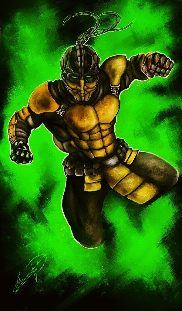 My Mortal Kombat drawings - My, Mortal kombat, Digital drawing, Longpost