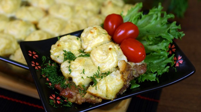 Отбивное мясо в соусе под пюре С дедом за обедом, Вкусно, Видео, Длиннопост, Отбивная, Пюре, Рецепт