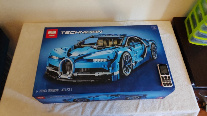 Обзор китайского аналога LEGO Bugatti Chiron (42083) - Моё, LEGO, Китай, Аналог, Хобби, Обзор, Длиннопост