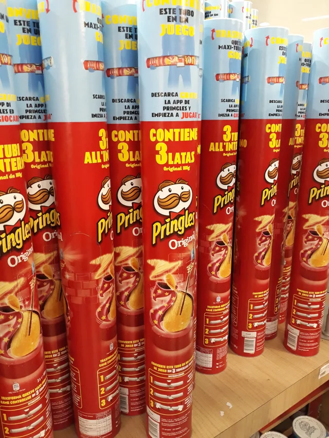 Pringles of the real Pikabushnik. - Pringles, Italy, The photo, Food