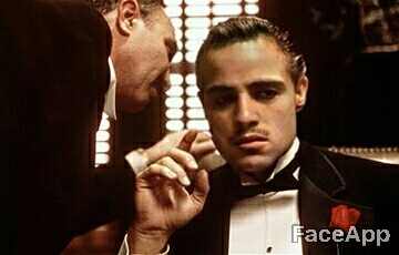 Banderas as godfather or young Don Corleone - Godfather, 