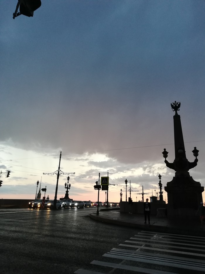 Beautiful evening St. Petersburg ... without filters. - My, Peter FM, Saint Petersburg, beauty, No filters, Evening, Sky, Longpost
