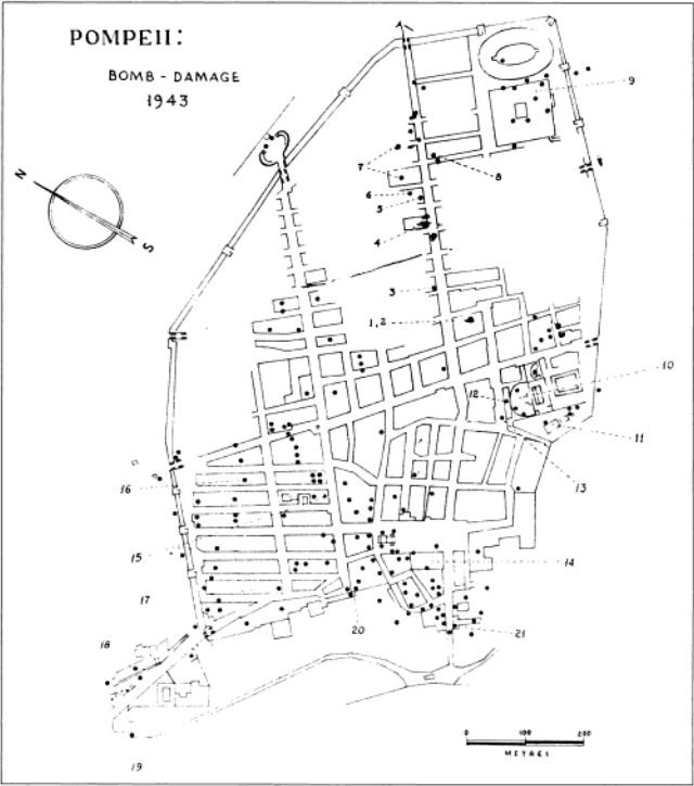 Вторая гибель Помпеи - Лига историков, Помпеи, Древний Рим, 1943, Бомбардировка, Вторая мировая война, Длиннопост