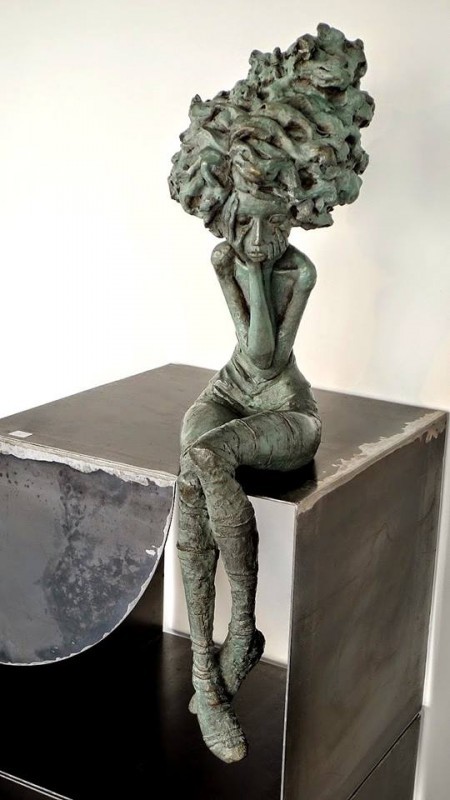 Valerie Hadida and her little women - Sculpture, Modern Art, Longpost