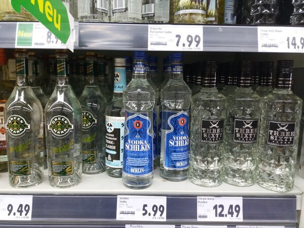 #80 Vodka in Germany - My, Germany, Vodka, Alcohol, Prices, Living abroad, Longpost