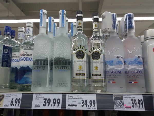 #80 Vodka in Germany - My, Germany, Vodka, Alcohol, Prices, Living abroad, Longpost