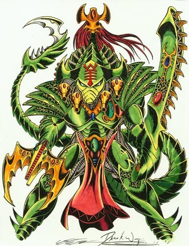 Striking Scorpion - Striking Scorpions, Eldar, Warhammer 40k, Art, Longpost