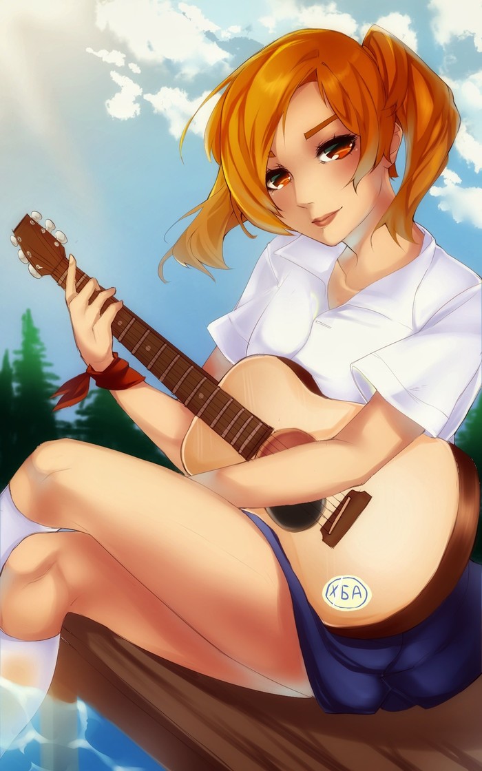 And I increasingly notice ... - Endless summer, Visual novel, Alisa Dvachevskaya, Art, 