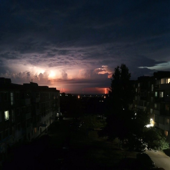 Apocalypse in Yekaterinburg. - Apocalypse, beauty, Good weather, Longpost, Thunder, Lightning