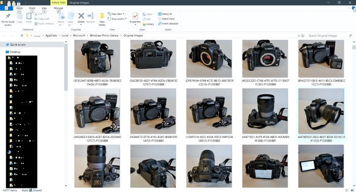 This is where the originals of your photos can be stored. - My, The photo, Editing, Data recovery, Text, Windows 10