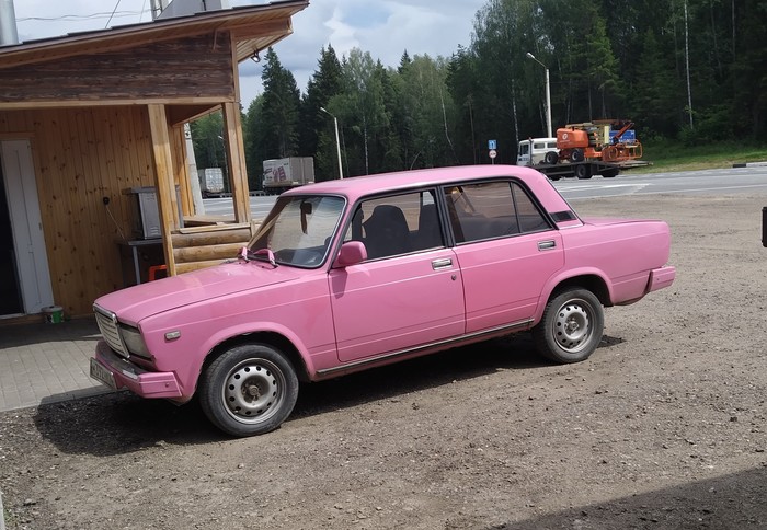 Glamorous basin)) - Car, Seven, , Zhiguli, Cafe, A life, Auto