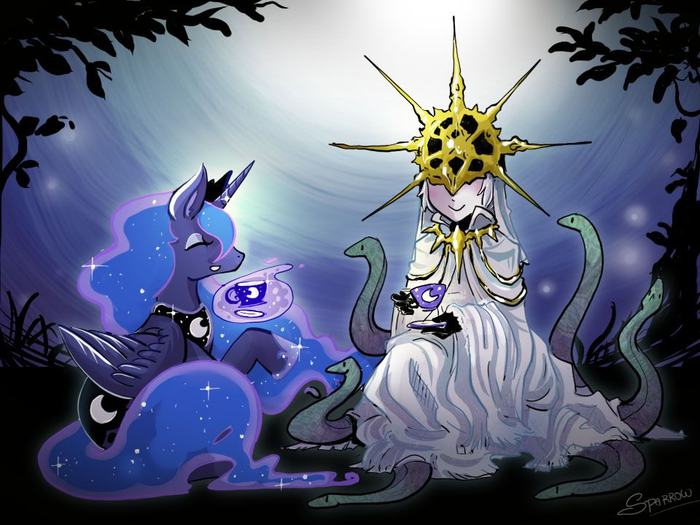   My Little Pony, Princess Luna, , , Dark Souls