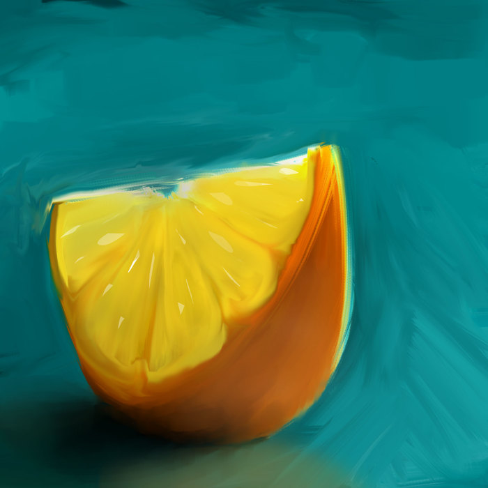 Orange - My, Digital drawing, Orange