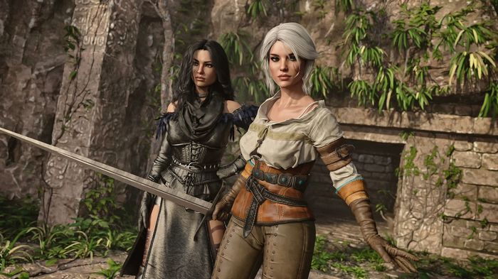 monster hunters - Witcher, Ciri, Yennefer, Art, , Digital drawing, Daz3dstudio