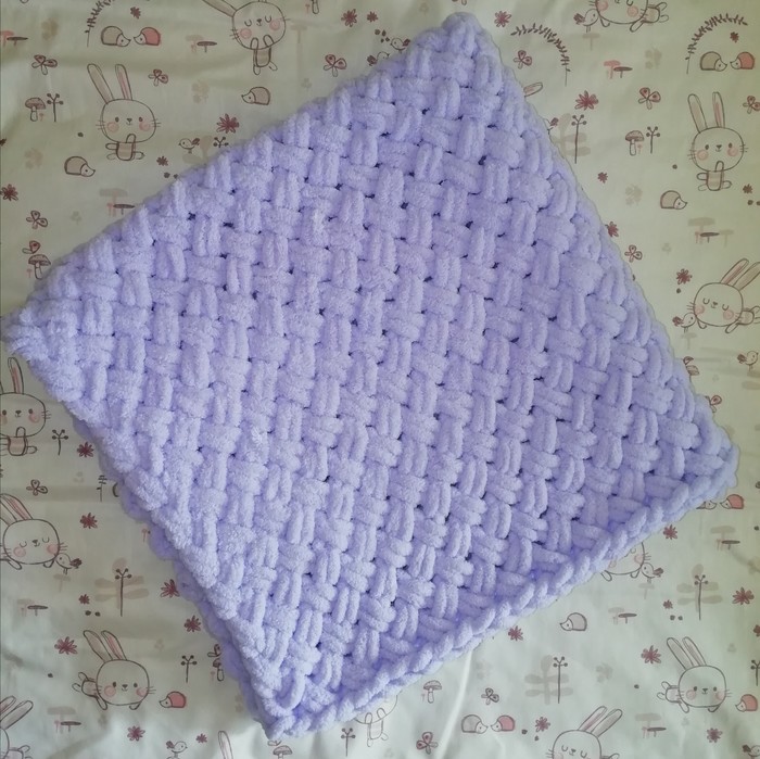 Lavender tenderness - My, Longpost, Needlework, Plaid, Knitting, Handmade, With your own hands