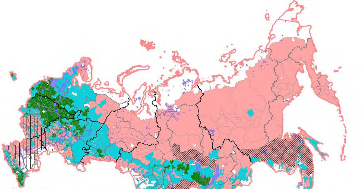 Рослесхоз карта лесов