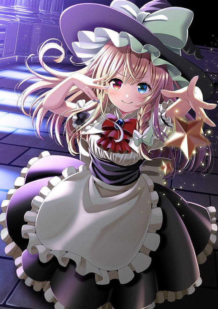 Kirisame Marisa - Touhou, Kirisame marisa, Anime art, Anime, Not anime, Yuuka Nonoko