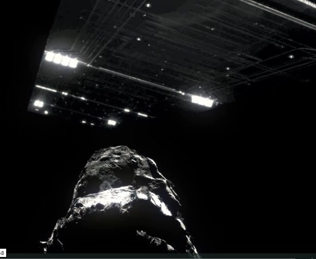 Last flyby of the comet. - Comet Churyumov-Gerasimenko, Rosetta Mission, Kinoart, Video, Art