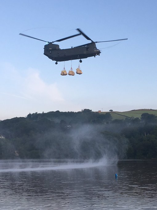 Chinook with bags - Helicopter, , Element, Longpost, Video, Boeing ch-47 Chinook