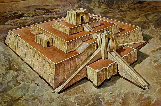 The Mesopotamian ziggurat in the city of Ur is the road to heaven. - Ziggurat, Sumerians, Story, Longpost