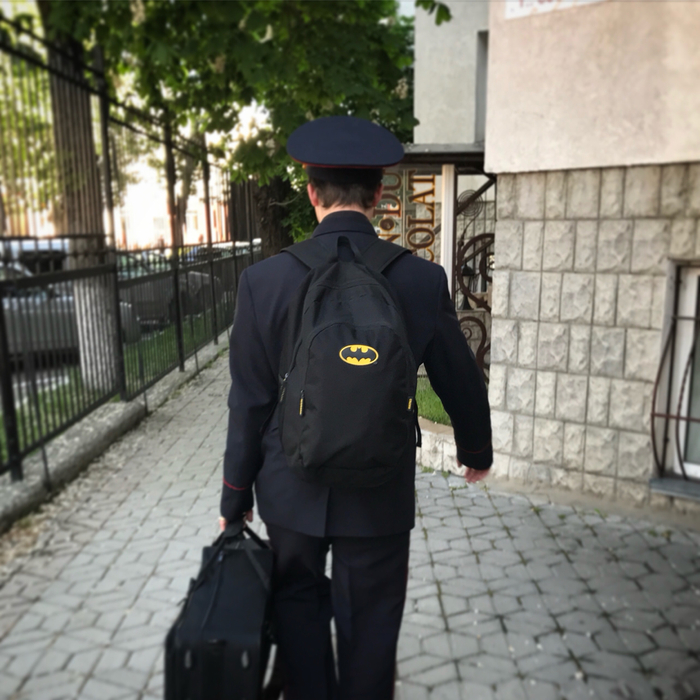 Batman on guard of the city - My, Batman, Superheroes, Ministry of Internal Affairs of the Russian Federation, Ministry of Internal Affairs