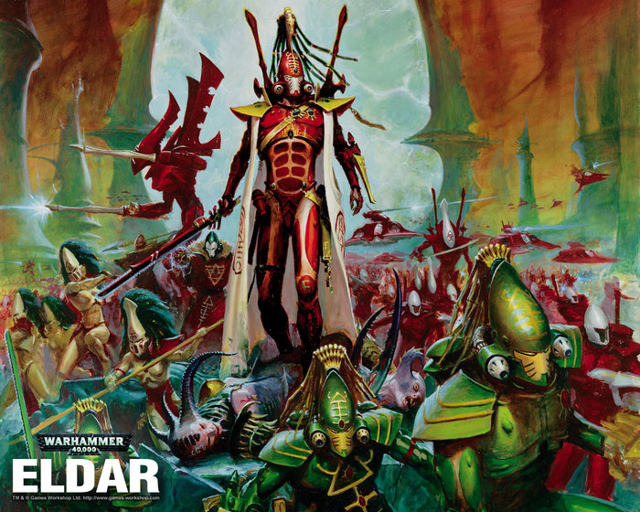 Guardian - Guardian, Eldar, Warhammer 40k, Art, Wh Art, Longpost