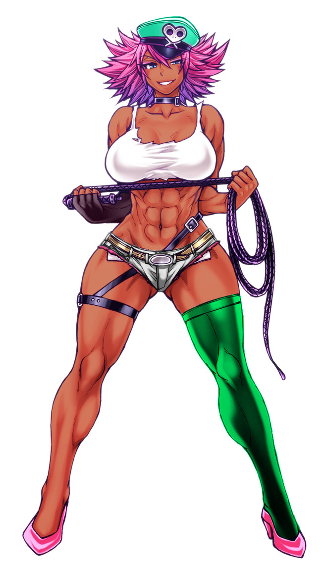 Poison - , Art, Strong girl, Poison, Street fighter, Anime, Anime art, Longpost