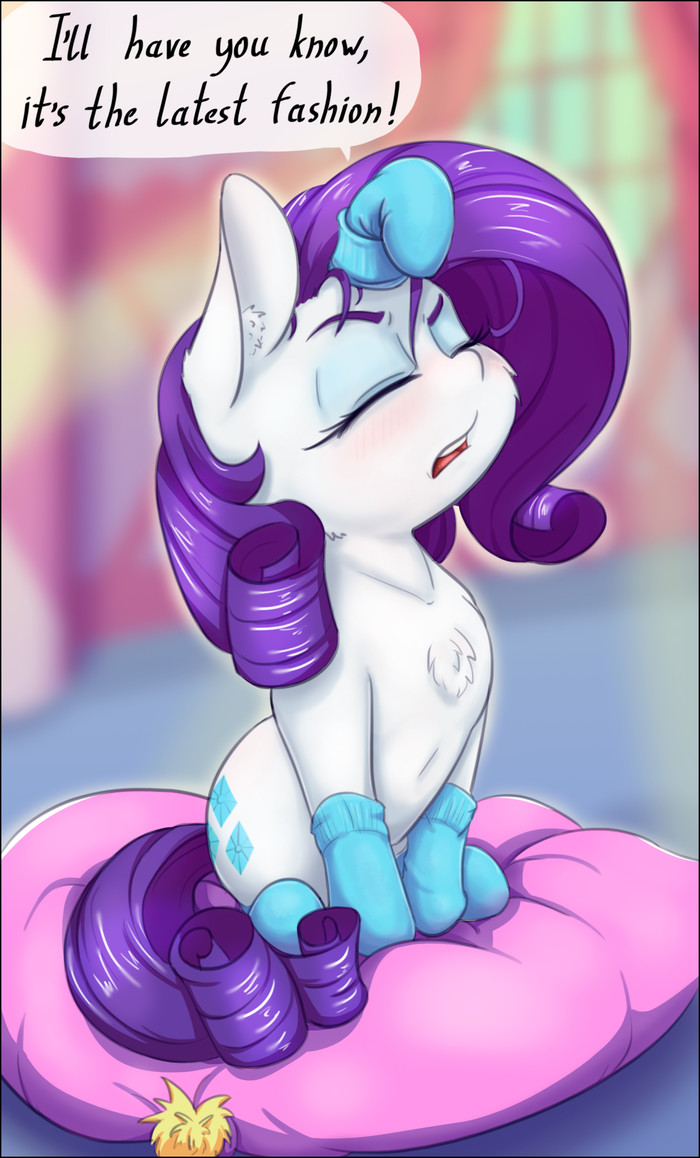 By the way, this is the latest fashion! - My little pony, Rarity, Alcor