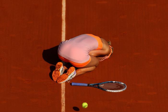 lost - Girls, Tennis, Maria Sharapova, Roland Garros, Victory, Fatigue