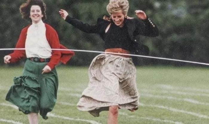 Princess Diana at the Mother's Day Run - Princess Diana, Great Britain, The race, Mothers Day
