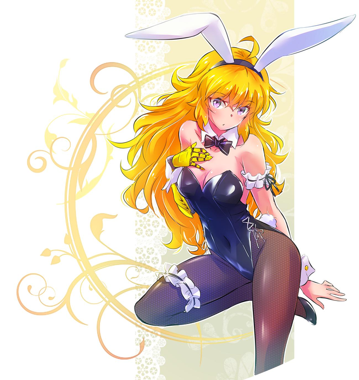 Yellow bunny RWBY, Yang Xiao Long, Mojojoj, Anime Art, , ,  , 