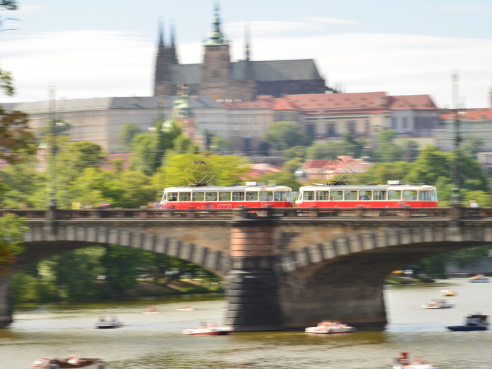 Prague trams - The photo, Longpost, Czech, Tram, My, Prague