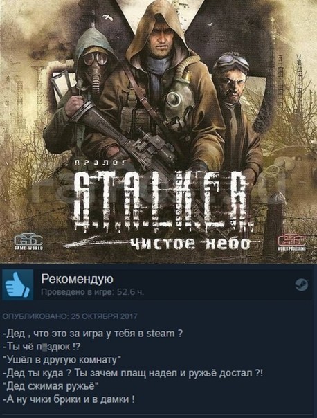 Отзыв Steam - Сталкер, Stalker Clear Sky, Отзыв, Steam, Сталкер: Чистое небо