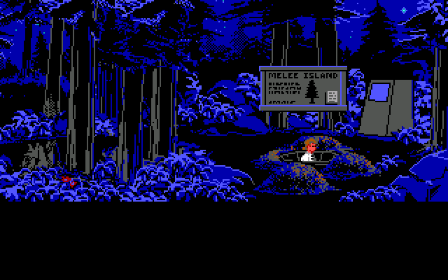 The Secret of Monkey Island. Часть 1 - Моё, 1990, Прохождение, Monkey Island, Lucasfilm Games, Игры для DOS, Квест, Ретро-Игры, Компьютерные игры, Длиннопост