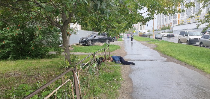 What could be better than sleeping in nature during the rain - My, Bum, Alcohol - Evil, Combating alcoholism